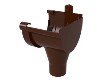 SCALA PLASTICS Сливной бункер правый, G80 коричневый