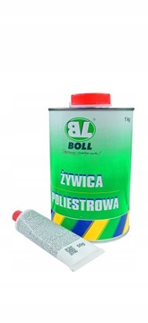 Ремонтный комплект Boll Полиэфирная смола 970 г + Стеклянный коврик 300 г