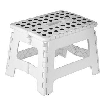 KRZESEŁKO TABORET SKŁADANY WIELOFUNKCYJNY STOŁECZEK 29X22X22 cm BIAŁY
