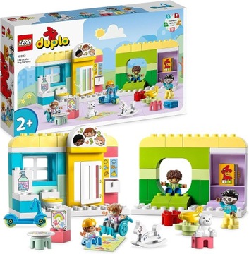LEGO DUPLO 10992 Dzień z życia w żłobku dla dwulatka Klocki 2+