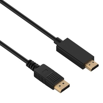 Кабель-адаптер Конвертер DisplayPort в HDMI 1,8 м