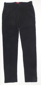 Spodnie czarne Guess z USA r 29 pas 80 cm bawełna