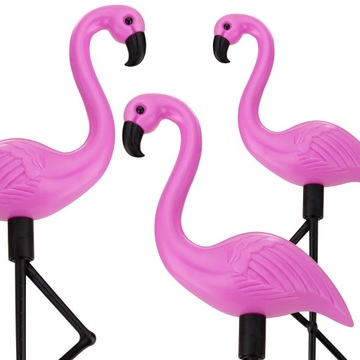 Солнечный садовый светильник фламинго солнечные лампы для сада, набор из 3 шт.
