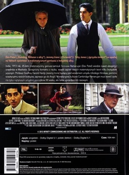 DVD «ЧЕЛОВЕК, КОТОРЫЙ ЗНАЛ БЕСКОНЕЧНОСТЬ»