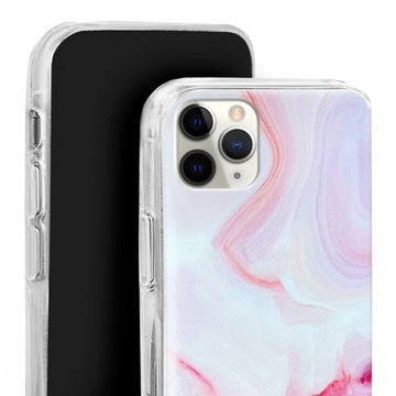 Etui clear case do iPhone 11 PRO MAX case guma wzory + szkło 9H gratis