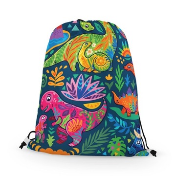WORKO-PLECAK DZIECIĘCY - Kolorowe dinozaury