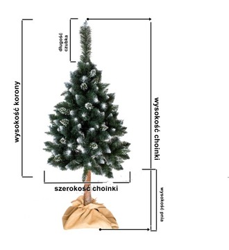 Елка на стволе EXTRA CHRISTMAS EREES сосна DIAMOND 250см