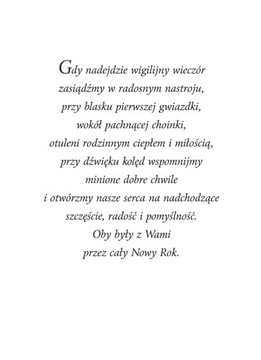 Zestaw Kartek świątecznych z życzeniami 9szt Kartki na Boże Narodzenie ZBT2