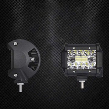 СВЕТОДИОДНЫЕ РАБОЧИЕ ЛАМПЫ ПОИСК 60Вт 12В ГАЛОГЕННЫЕ АВТОМОБИЛЬНЫЕ ФАРЫ 2ШТ.