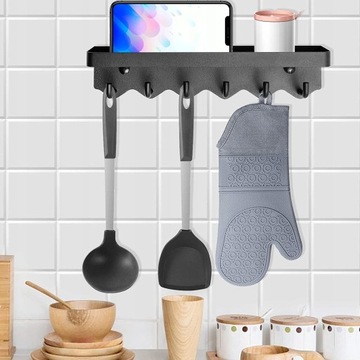 ПОЛКА ДЛЯ КЛЮЧЕЙ С ПОЛКОЙ И САМОКЛЕЯЩИМСЯ ДЕРЖАТЕЛЕМ