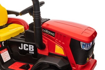 Большой XXL мощный аккумуляторный трактор с прицепом, светодиодный пульт дистанционного управления длиной 152 см, звуки