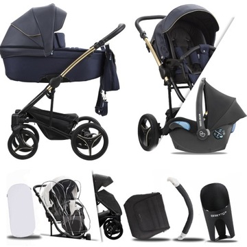 BEBETTO 3W1 TORINO SI 03 GOLD I + MAXI-COSI CITI