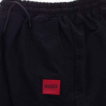Spodnie męskie dresowe HUGO BOSS 100% bawełna czarne XL
