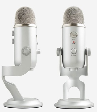 СТУДИЙНЫЙ МИКРОФОН YETI BLUE + ПОДСТАВКА + ПОП + КОРЗИНА