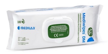 Mediwipes DM a'100 Flow pack - chusteczki do dezynfekcji i mycia delikatnyc