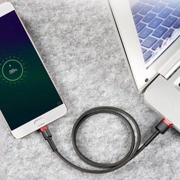 Кабель Feegar USB-A micro-USB QC 3.0, нейлоновая оплетка