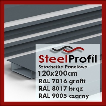 Sztachetka Panelowa Płot Panelowy Palisadowe Stal