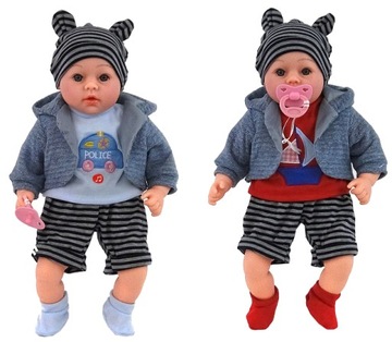 lalka BABY bobas BORN chłopak SMOCZEK mówi śpiewa PO POLSKU chłopiec nr18