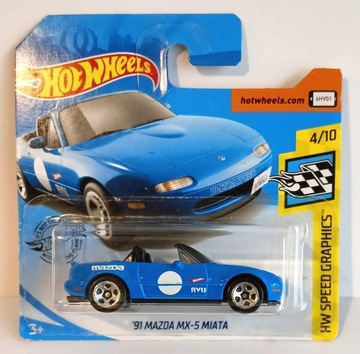 Hot Wheels '91 Mazda MX-5 Miata 4/10 2019