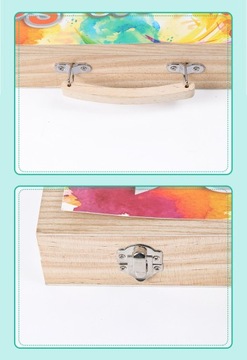 ХУДОЖЕСТВЕННЫЙ НАБОР ДЛЯ РИСОВАНИЯ В ЧЕМОДАНЕ, МАЛКИ