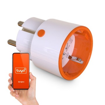 Inteligentne gniazdko Tuya Zigbee z pomiarem