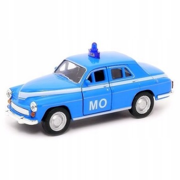 WARSZAWA 224 MODEL WELLY 1:34 MILICJA NIEBIESKA