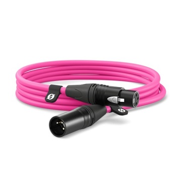 RODE XLR3M-P - Kabel mikrofonowy XLR 3m różowy