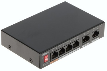 КОММУТАТОР DAHUA PFS3006-4ET-60-V2 4xPoE 4 порта PoE