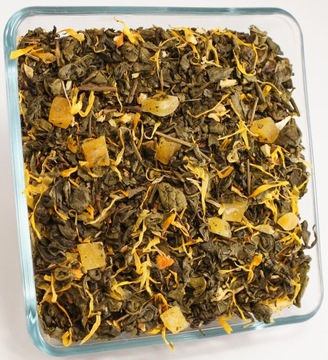 Herbata zielona MANGO+POMARAŃCZA Ceylon OPA 250g