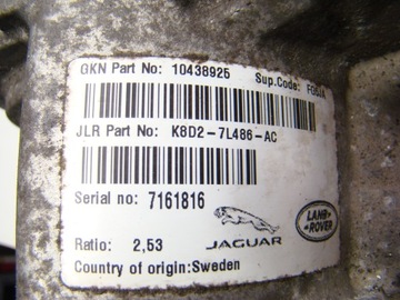 LAND ROVER DISCOVERY SPORT L550 EVOQUE II L551 - REDUKTOR DIFER PŘEVODOVKY