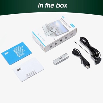 Tuner DVB-T2 USB August T210 Karta Telewizyjna HD do Komputera