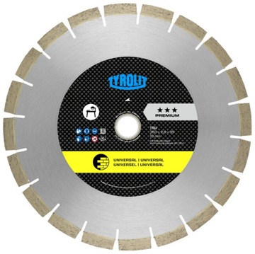 Tarcza diamentowa 350mm TYROLIT DCU*** PREMIUM Uniwersalna