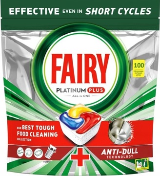 Капсулы для посудомоечной машины FAIRY Platinum PLUS Complete Lemon, 100 шт.