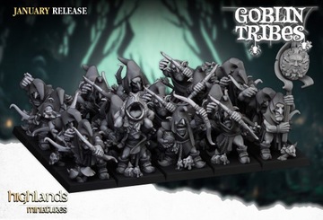 Swamp Goblins Archers - x7 + x3 CMD