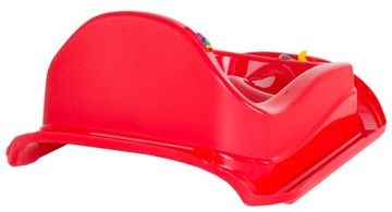 ŚLIZG SANKI PLASTIKOWE MINI Z OPARCIEM I PASAMI
