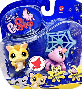HASBRO FIGURKA PODSTAWOWA LITTLEST PET SHOP 2-PACK PAJĄCZEK + WIEWIÓRKA LAT