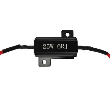 Rezystor - dekoder błędu CANBUS 25W 6 Ohm 12V