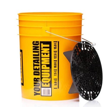 Ведро Work Stuff желтое WASH 20л с сепаратором
