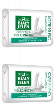 Biały Jelen Natural Soap Goat's Milk 2x100g