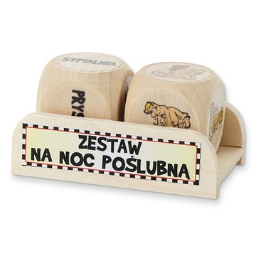 Kostki KAMASUTR Prezent ślubny rocznicę 1-99 wzory