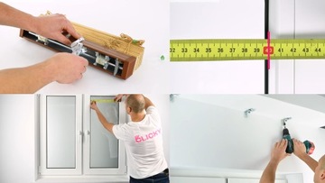 Żaluzje Bambusowe na wymiar CLICKY Flip 50mm 70x50cm