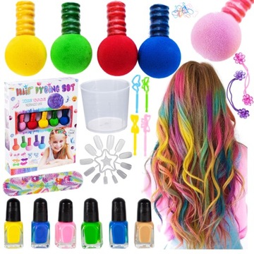 BEAUTY STUDIO ЛАКИ ДЛЯ МАНИКЮРА + КРАСКИ ДЛЯ ВОЛОС для девочек