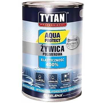 Żywica Aqua Protect polimerowa szara 1kg Tytan