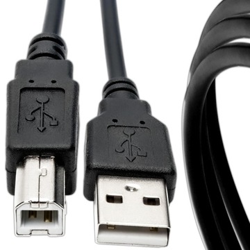 KABEL PRZEWÓD do DRUKARKI DRUKAREK SKANERA USB A DO USB B 2.0 1,5 m 150 cm
