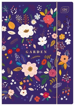 Teczka z gumką na dokumenty A4+ Garden Interdruk