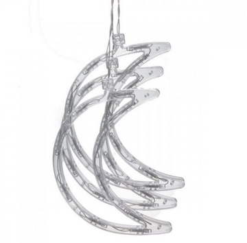 KURTYNA GIRLANDA ŚWIETLNA ŁAŃCUCH CHOINKOWY LED LAMPKI NA OKNO CHOINKĘ