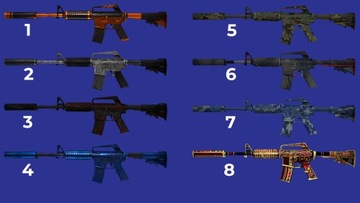 M4A1-S SKIN BRONI COUNTER-STRIKE IRL do zawieszenia - PREZENT UPOMINEK