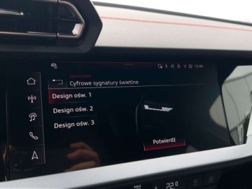 Audi A3 8Y S3 Sportback Facelifting 2.0 TFSI 333KM 2025 Audi S3 Sportback Pikowane fotele Head Up Sonos Ambiente Pro Kamera Gwaran, zdjęcie 27
