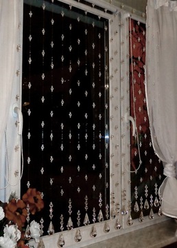 КРИСТАЛЛЫ подвески бусины макароны 150 см H3