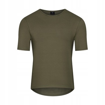 T-shirt męski bawełna wełna MERINO WOOL khaki S